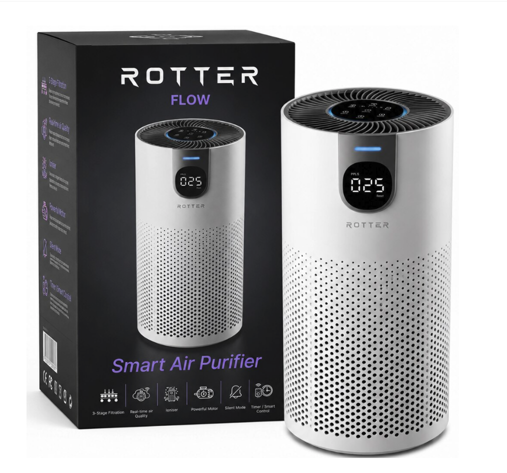 Purificator de aer ROTTER - disponibil Alb și Negru